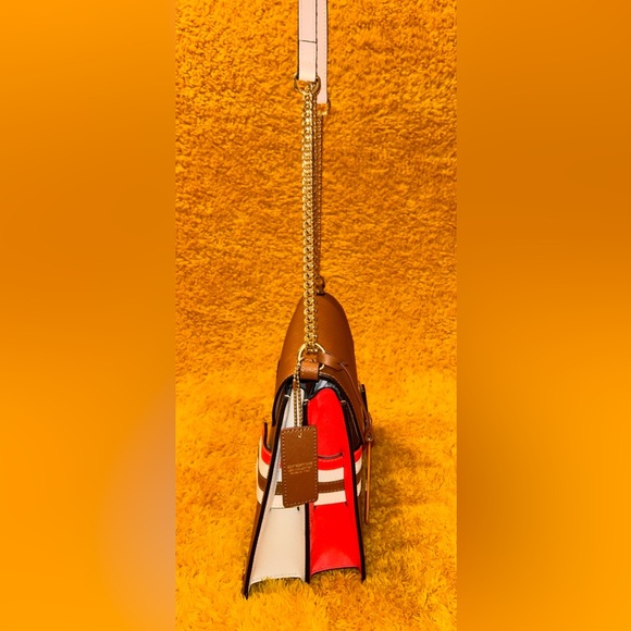 Cromia Maeva Genuine Italian Saffiano Leather Crossbody Satchel - Picture 5 of 13